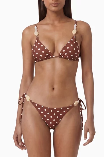 Kuna Bead-detail Bikini Top