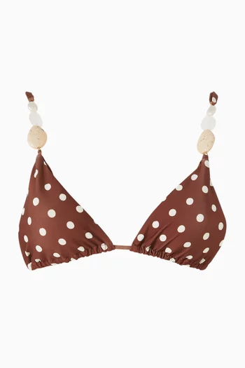 Kuna Bead-detail Bikini Top