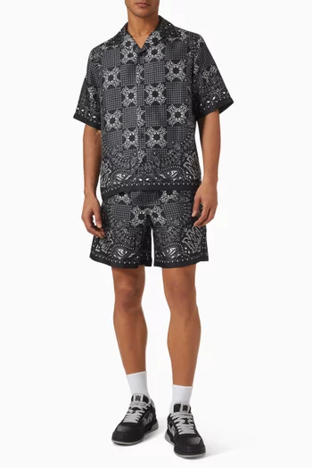 MA Check Camp Shirt in Silk