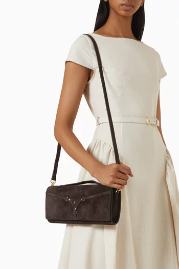 Daphne Clutch in Suede