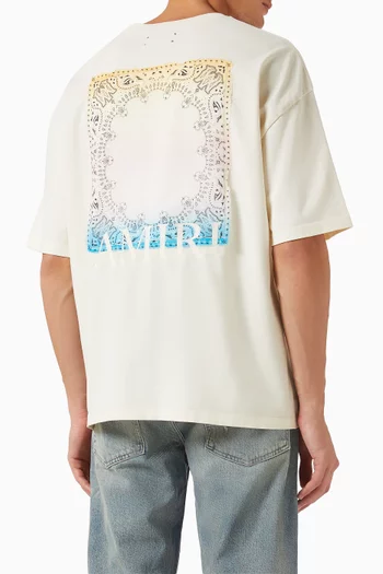 Bandana Patch Oversized T-shirt in Cotton-jersey