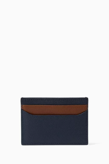 Essential Card Holder in Grained Leather