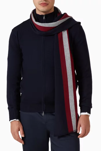 Ribbon Scarf in Wool