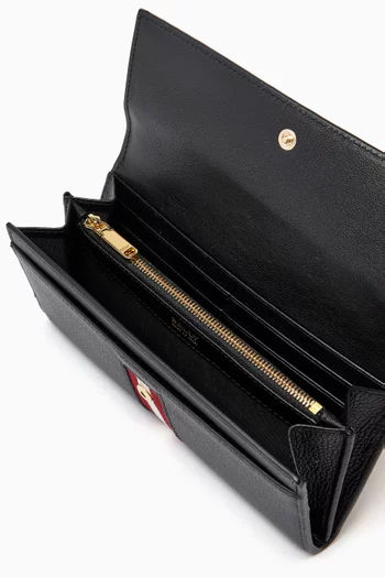 Hera Long Wallet in Leather