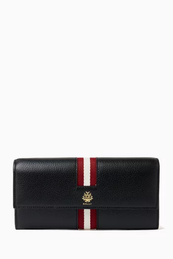 Hera Long Wallet in Leather