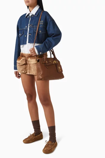 Aventure Top-handle Bag in Nappa Leather