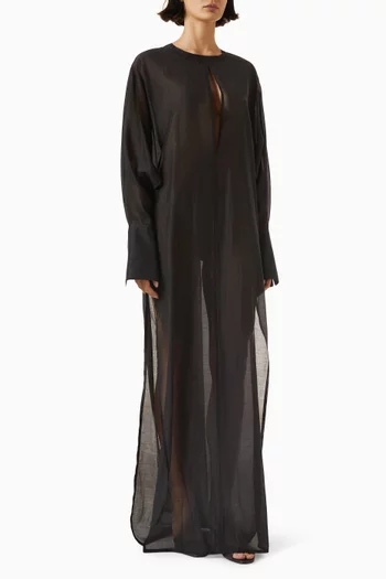 Marine Sheer Dress in Voile