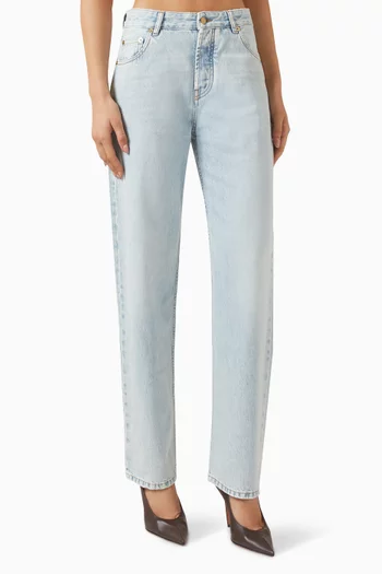 Liz Boyfriend-fit Jeans in Denim