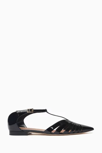 Jennifer Ballet Flats in Patent Leather
