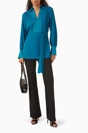 Bou Top in Crepe-blend