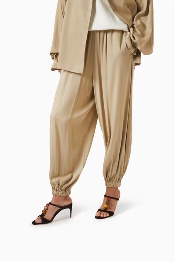 Lena 70 Beaded Sandals in Suede