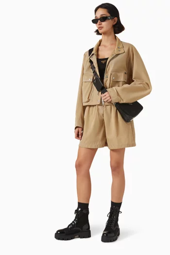Washed Jacket in Re-Nylon