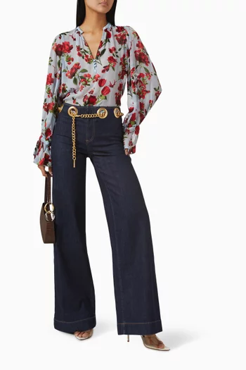 Moranne Top in Silk-satin
