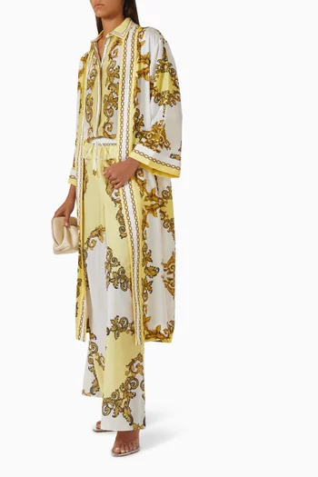 Lyn Printed Robe in Lyocell