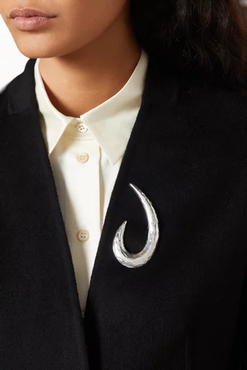 1990s Vintage Stylised Brooch