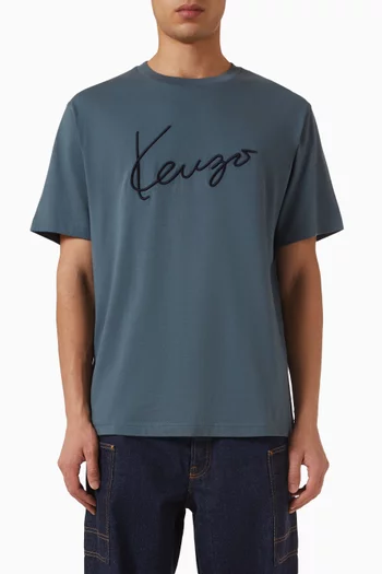 Signature T-shirt in Cotton