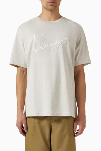 Signature T-shirt in Cotton-jersey