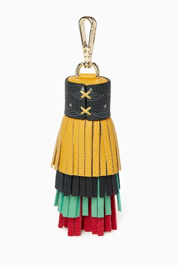 Tassel Key Holder in Canvas