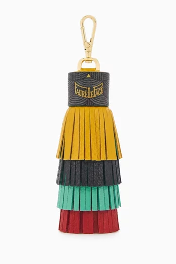 Tassel Key Holder in Canvas