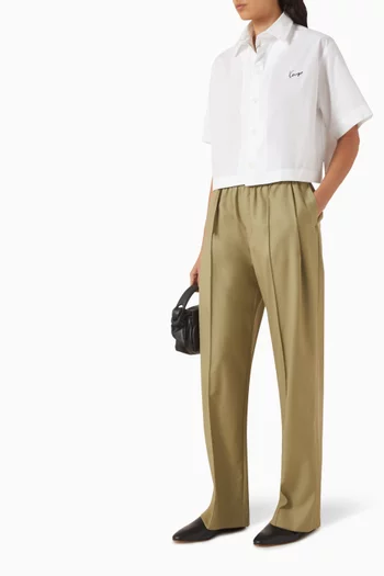 Signature Crop Shirt in Cotton