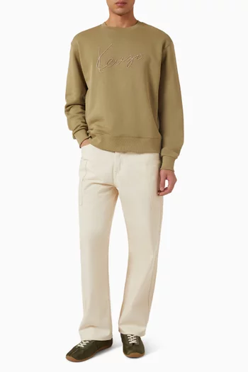 Signature Sweatshirt in Cotton