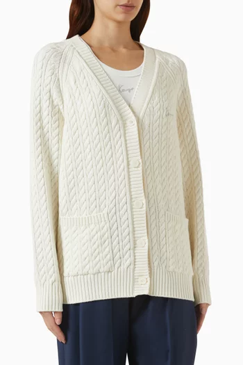 Signature Logo Cardigan