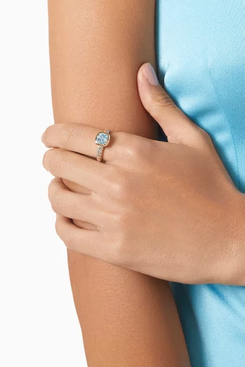 DY Mercer® Color Stone Ring in Sterling Silver & 18kt Gold