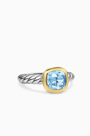 DY Mercer® Color Stone Ring in Sterling Silver & 18kt Gold