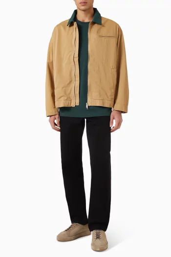 Zipper Jacket in Cotton-twill