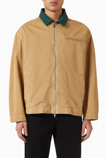 Zipper Jacket in Cotton-twill
