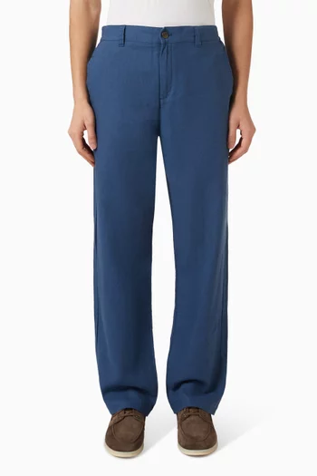 Comfort Suit Pants in Linen-blend