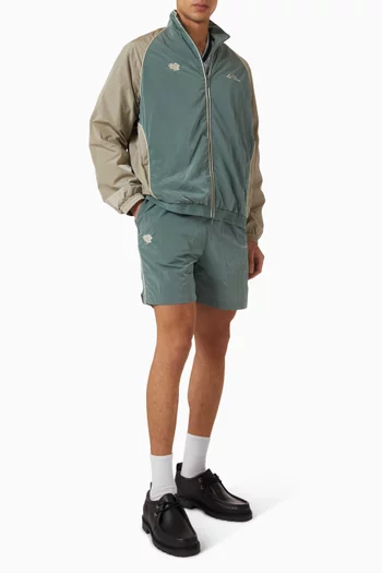 Shiny Crisp Shorts in Recycled Nylon