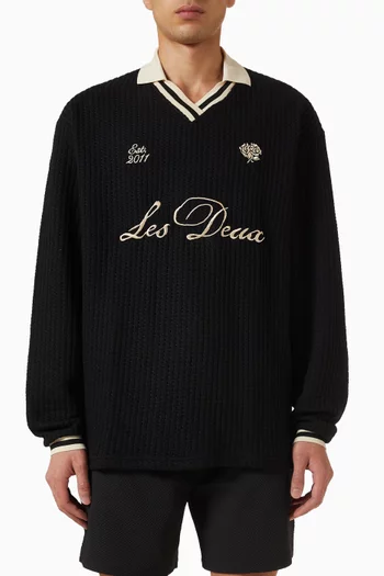Waffle Long-sleeve Football Jersey