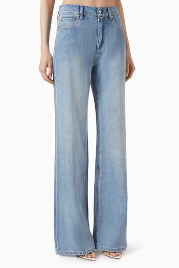 Wide-leg Jeans in Denim