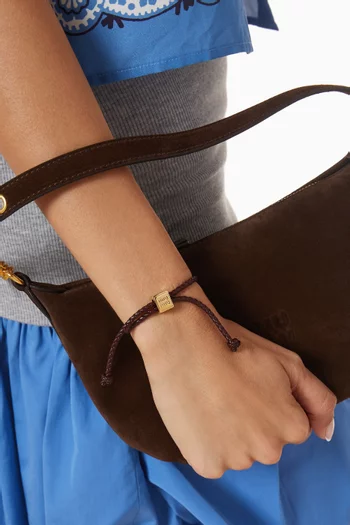 Logo Bracelet in Leather