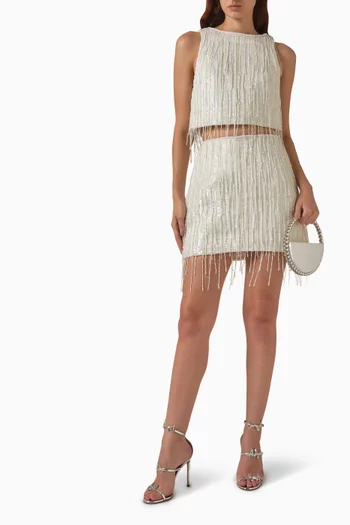Aire Sequin-embellished Top