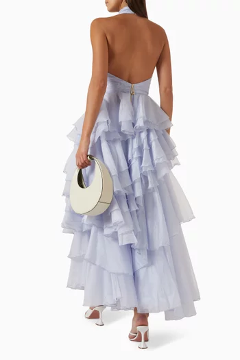 Fayette Open-back Gown