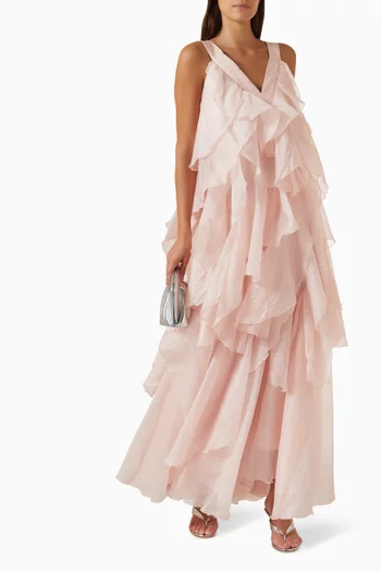 Athena Ruffled Gown