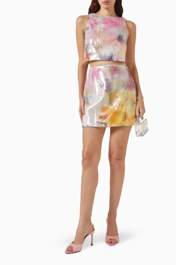 Sybilla Sequin-embellished Top