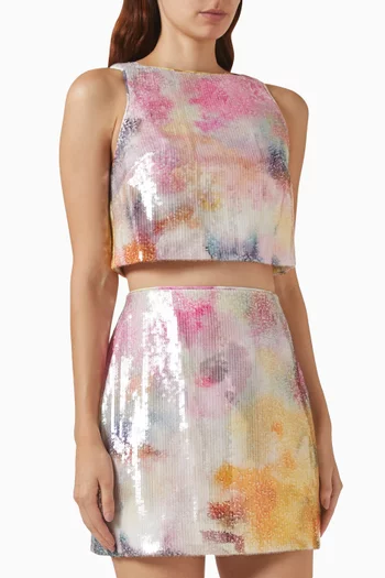 Sybilla Sequin-embellished Top