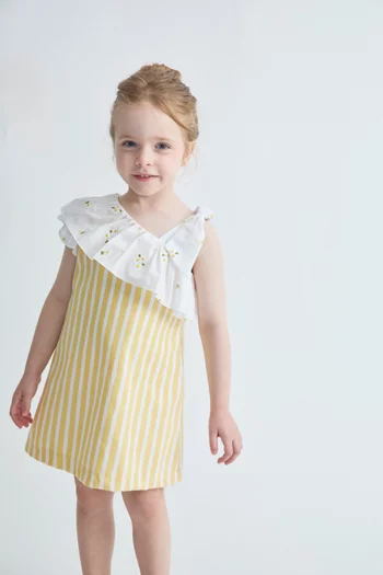 Marga One-shoulder Striped Dress