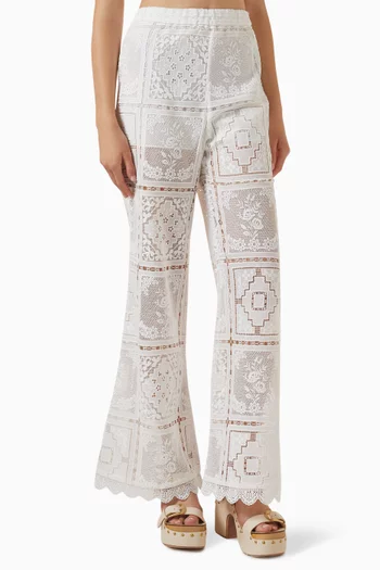 Aster Embroidered Pants