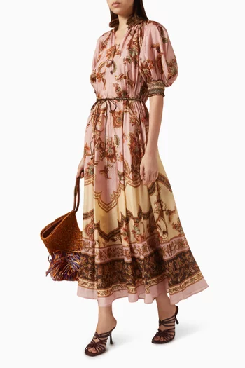 Aster Billow Dress in Silk