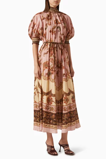 Aster Billow Dress in Silk