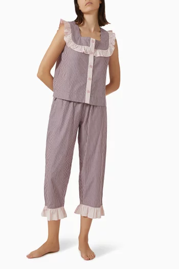Pyjama Top & Pants Set in Cotton