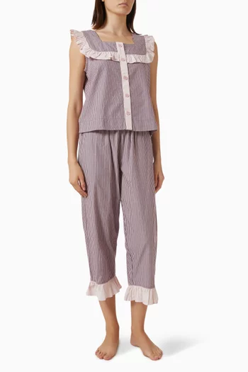 Pyjama Top & Pants Set in Cotton