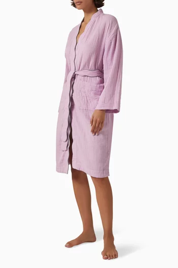 Belted Robe in Cotton
