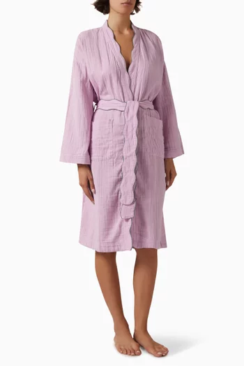 Belted Robe in Cotton