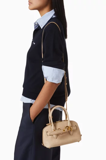 Mini Aventure Top-handle Bag in Nappa Leather
