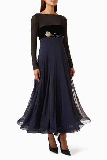 The Fox Long-sleeve Dress